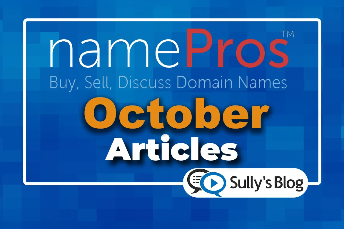 October on NamePros: Four Posts Worth Your Time