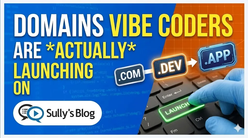 Domains Vibe Coders Are Actually Launching On