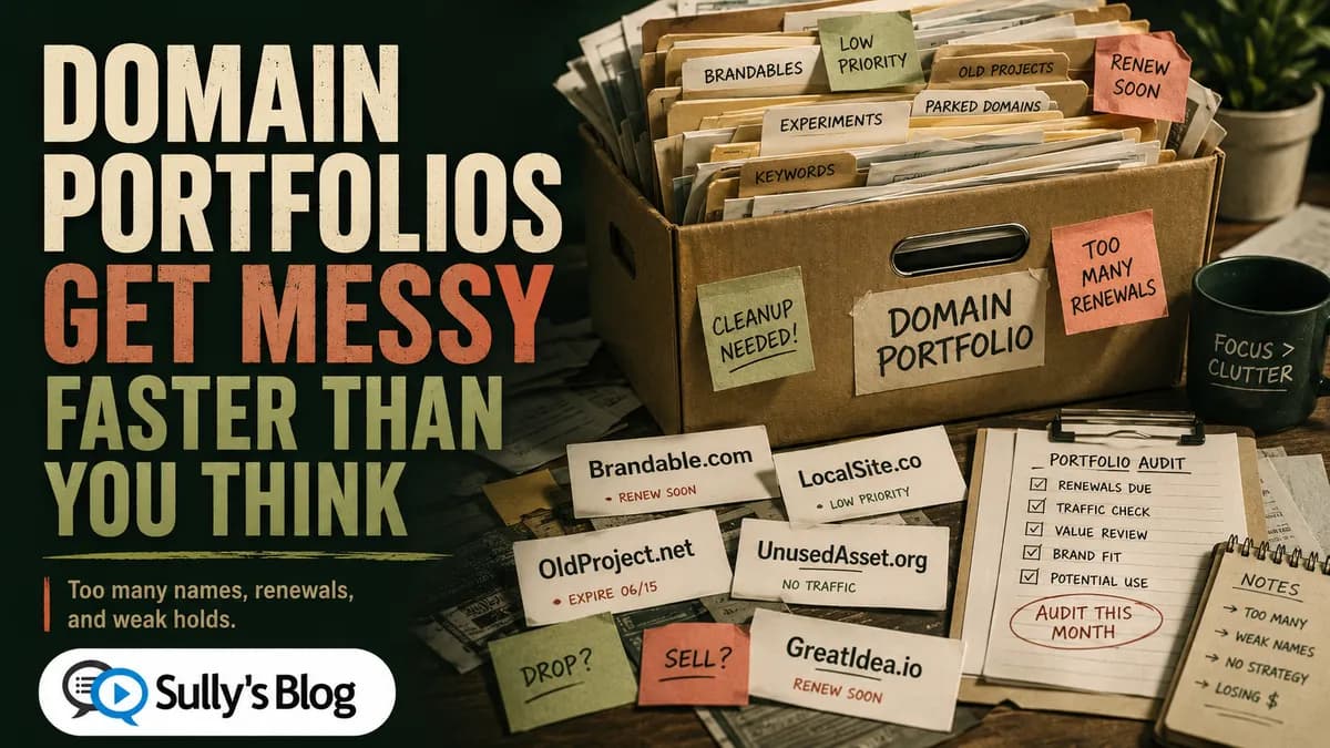 Domain Portfolios Get Messy Faster Than You Think