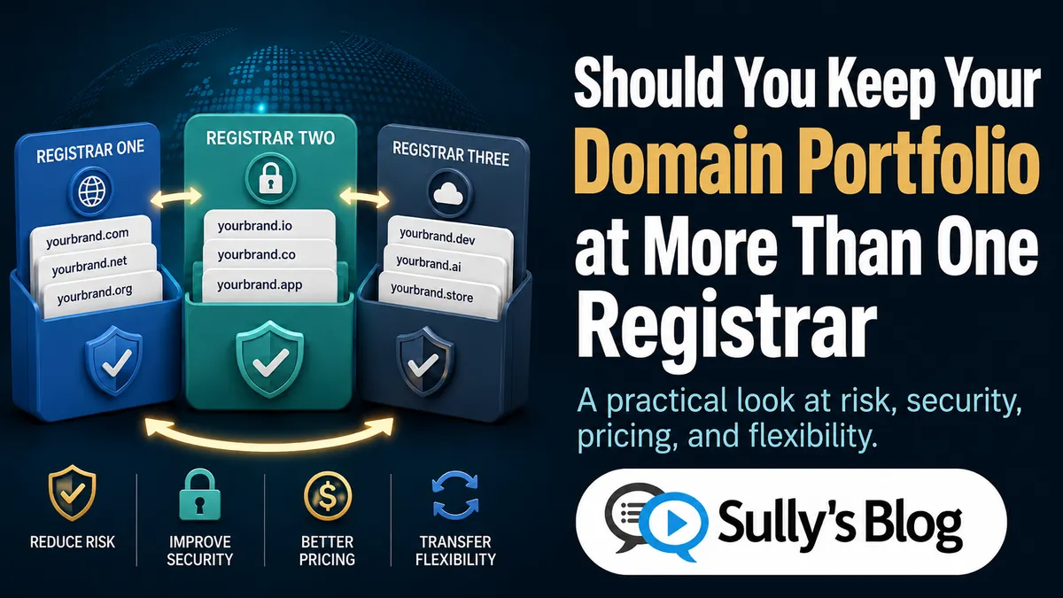 Should Your Portfolio Live at More Than One Registrar?