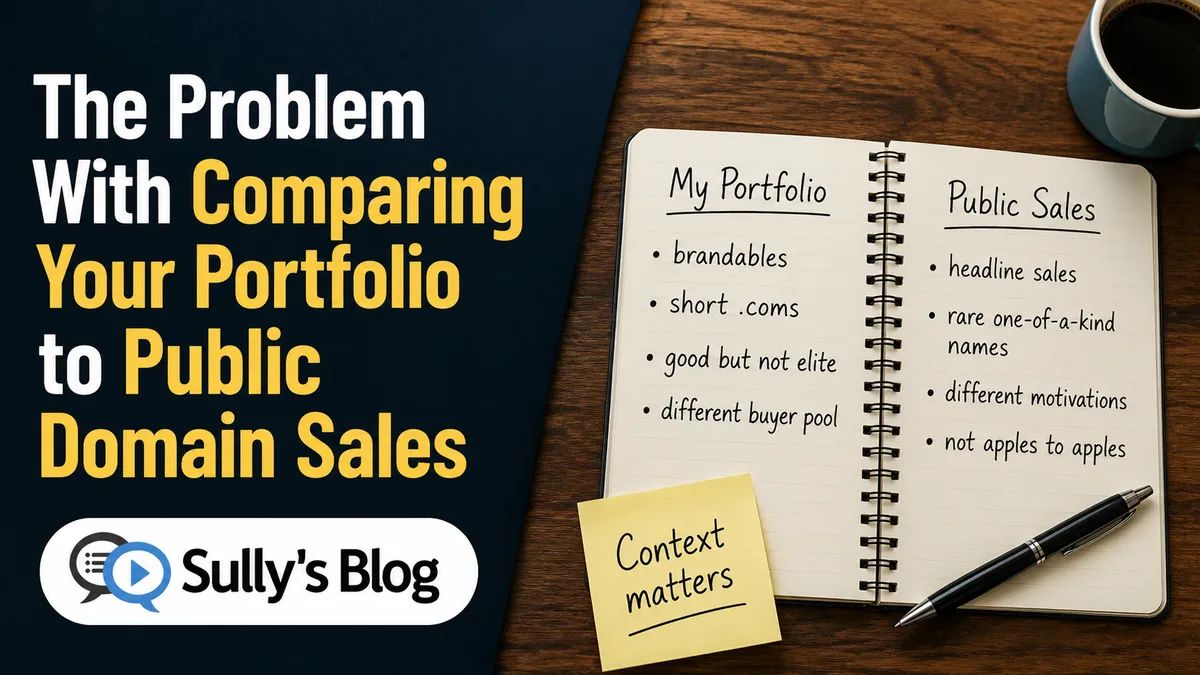 The Problem With Comparing Your Portfolio to Public Domain Sales