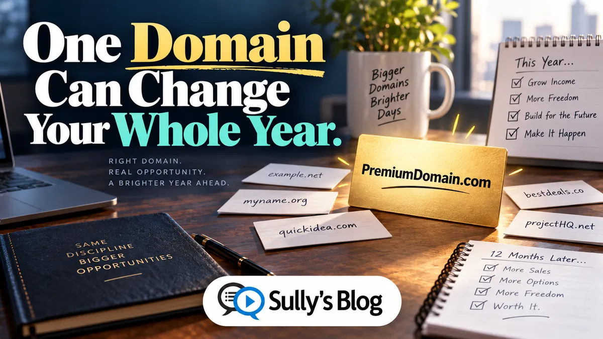 One Domain Can Change Your Whole Year
