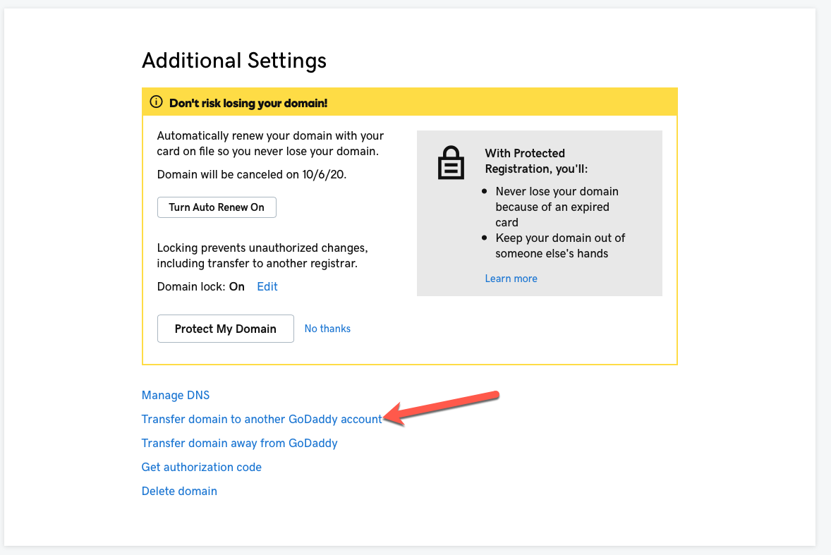 Transfer Domains